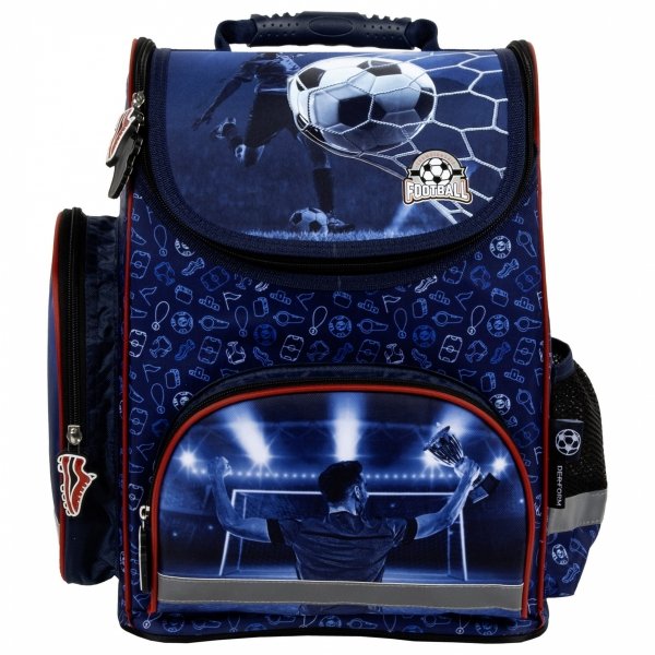 CHŁOPIĘCY TORNISTER SZKOLNY PIŁKA NOŻNA DO 1 KLASY PODSTAWÓWKI ZESTAW 5w1