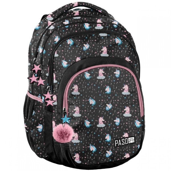 Duży Plecak Szkolny Jednorożec Dziewczęcy Paso [PP22UN-2706]