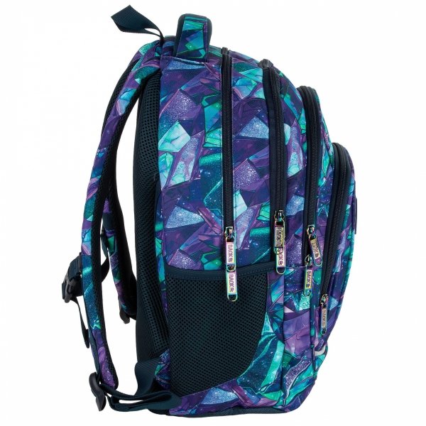 SZKOLNY PLECAK BACKUP MŁODZIEŻOWY DLA DZIEWCZYNY 4 kom. CRYSTAL KOMPLET 5w1