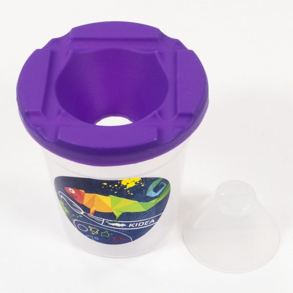 KIDEA KUBEK NIEKAPEK DO MALOWANIA Z BLOKADĄ WYLANIA WODY [KBWKA]