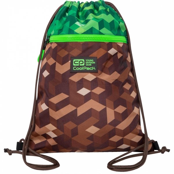 CP PLECAK COOLPACK KOMPLET 5el GRA PIKSELE GAME MINECRAFT DLA CHŁOPAKA