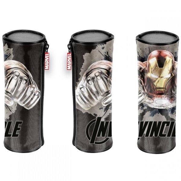 Avengers Piórnik Tuba Paso Okrągły Szkolny Iron Man [AV22II-003]