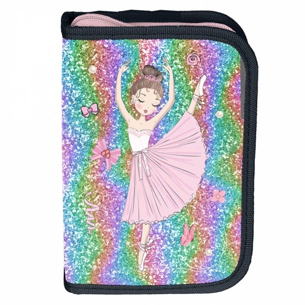 PLECAK SZKOLNY TANCERKA DLA DZIEWCZYNY DO 1 KLASY ZESTAW 3w1 BALERINA PASO