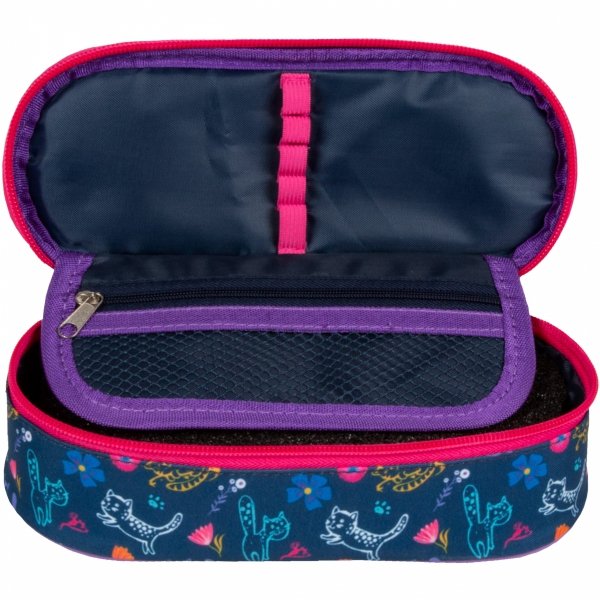 KOTKI PIÓRNIK OTWIERANY DLA DZIEWCZYNEK SZKOLNY DERFORM CATS