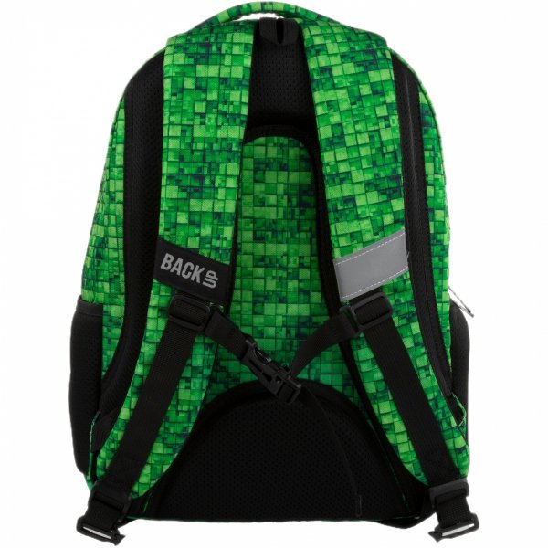 PIKSELE MINECRAFT PLECAK 3 WZORY BACKUP SZKOLNY MŁODZIEŻOWY ZESTAW 3 elem.