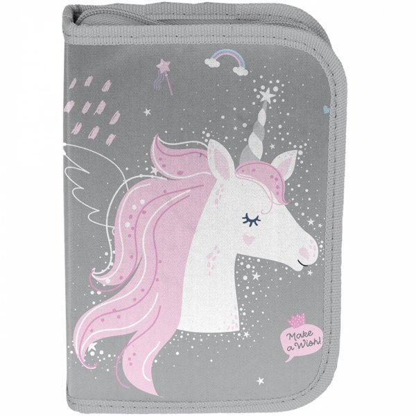 JEDNOROŻEC PLECAK SZKOLNY DO KLAS 1-3 PODSTAWÓWKI ZESTAW 5w1 DZIEWCZĘCY