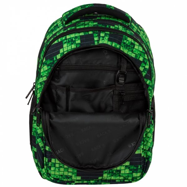 MINECRAFT PLECAK SZKOLNY MŁODZIEŻOWY BACKUP DERFORM PIKSELE GRA KOMPLET 5w1