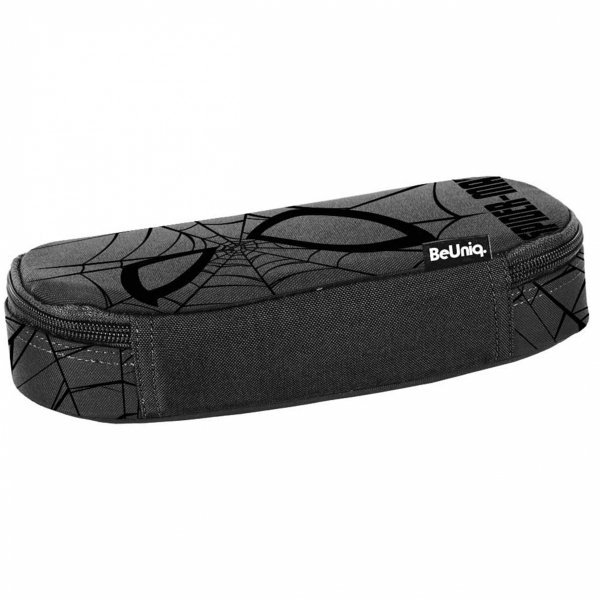 SPIDERMAN PIÓRNIK ETUI SZKOLNY Z KLAPKĄ MŁODZIEŻOWY CZARNY BeUniq CHŁOPIĘCY