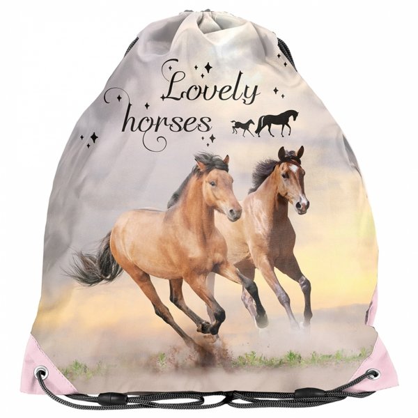 PLECAK KOŃ SZKOLNY ZESTAW 3w1 DO 1-3 KLASY PODSTAWÓWKI DZIEWCZĘCY KOŃ HORSE