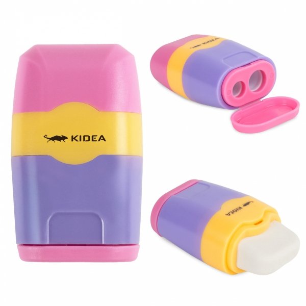 TEMPERÓWKA PODWÓJNA z GUMKA DO MAZANIA ŚCIERANIA KIDEA