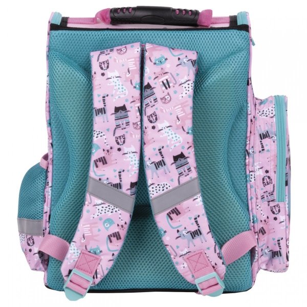 Piekny Tornister z Kotkiem dla Dziewczyny Komplet Szkolny [TEMBCF35 ]