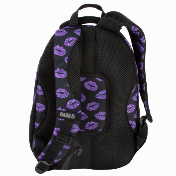 USTA BACKUP PLECAK SZKOLNY MŁODZIEŻOWY DZIEWCZĘCY GLITTER KISS KOMPLET 5w1
