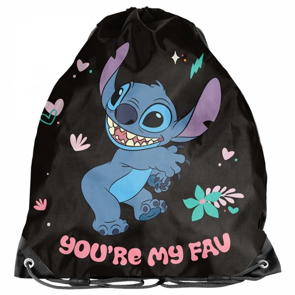Worek na wf Stitch na strój Kapcie Buty Obuwie Dziewczęcy Stich