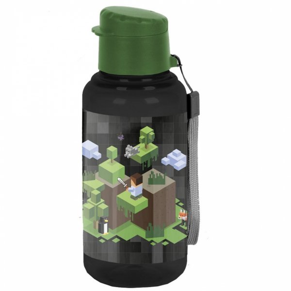 MINECRAFT BIDON 500 ml GAMING DO SZKOŁY GAMER FREE BPA BUTELKA NA PICIE GRA