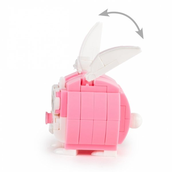 SNAPETS KLOCKI KONSTRUKCYJNE RÓŻOWY KRÓLIK KIDEA DERFORM
