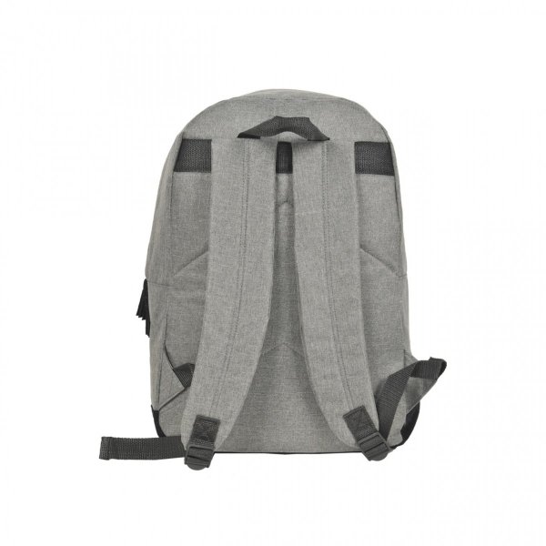 Modny Szary Plecak Vintag Młodzieżowy Paso [21-229A]