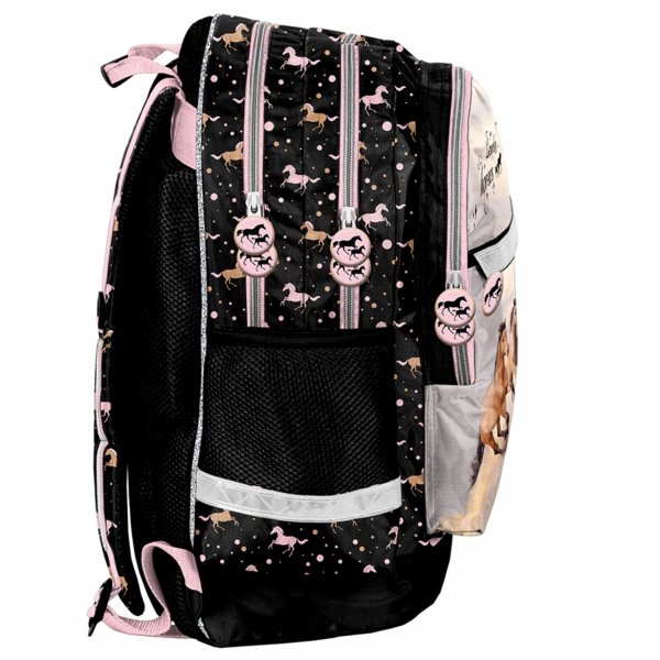 PLECAK KOŃ SZKOLNY ZESTAW 5el DO 1-3 KLASY PODSTAWÓWKI DZIEWCZĘCY KOŃ HORSE