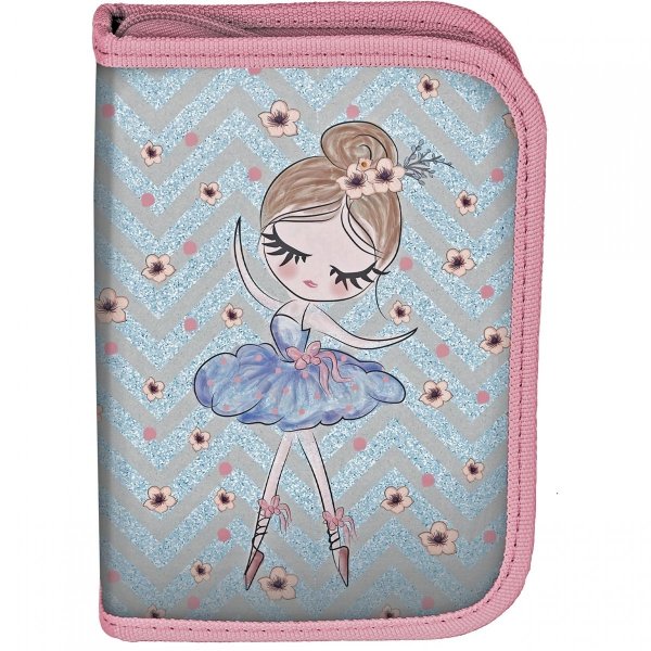 Tancerka Piórnik Jednokomorowy dla Dziewczyny Balerina [PP21BL-001BW]