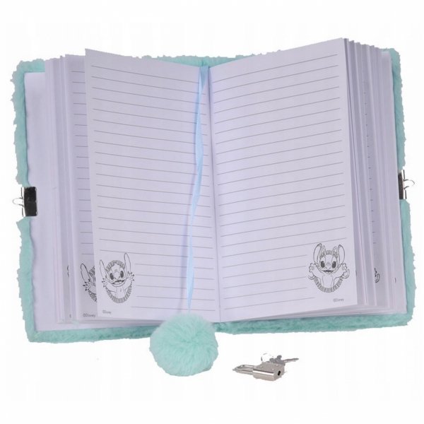 PLUSZOWY PAMIĘTNIK STICH DZIEWCZĘCY DZIECIĘCY STITCH  WŁOCHACZ NA KŁÓDKĘ