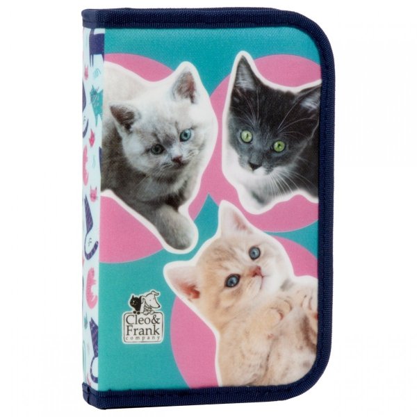 Kot Piórnik z Wyposażeniem Szkolny dla Uczennicy z Kotkami [PWJCF37]