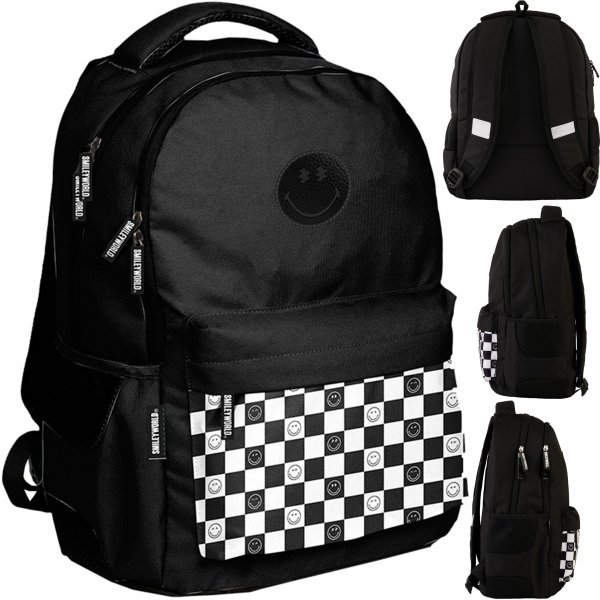 SZACHOWNICA PLECAK BEUNIQ SMILEY MŁODZIEŻOWY SZKOLNY SPORTOWY PASO