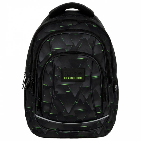 BACKUP PLECAK SZKOLNY MŁODZIEŻOWY ZESTAW 3 ele DLA CHŁOPAKA CYBER