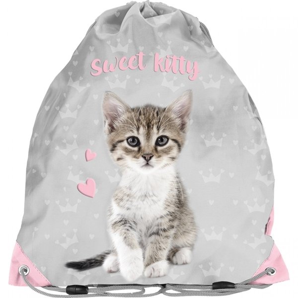 Worek z Kotkiem na Obuwie dla Dziewczynek na W-f Paso [PP23KC-712]