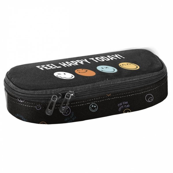 PIÓRNIK SMILEY SZKOLNY EMOTIKONY Z KLAPKĄ DO PODSTAWÓWKI EMOTKI BUŹKI PASO