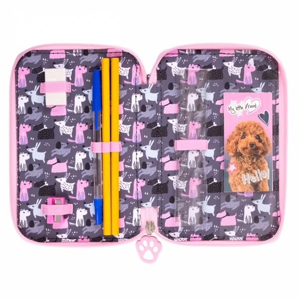 PIESKI PIÓRNIK z WYPOSAŻENIEM SZKOLNY DZIEWCZĘCY 3 KOMOROWY MAJEWSKI DOG