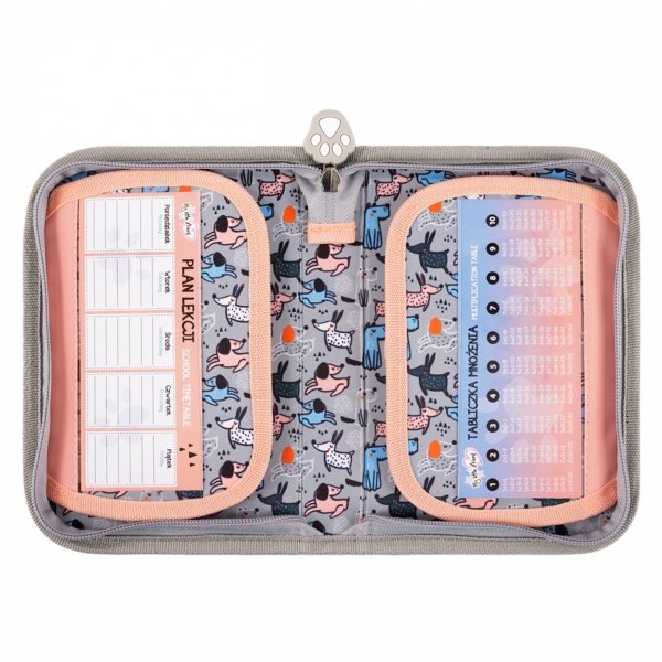 YORK ZESTAW 2ele MAJEWSKI DLA DZIEWCZYNEK PLECAK PIESKI DO PODSTAWÓWKI