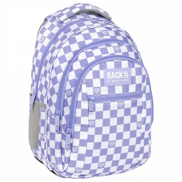 PLECAK BACKUP SZACHOWNICA MŁODZIEŻOWY DZIEWCZĘCY SZKOLNY KOMPLET 5el