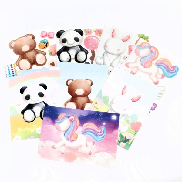 ZESTAW KREATYWNY DLA DZIECI ARTYSTYSTYCZNY STWÓRZ WŁASNEGO PLUSZAKA KIDEA