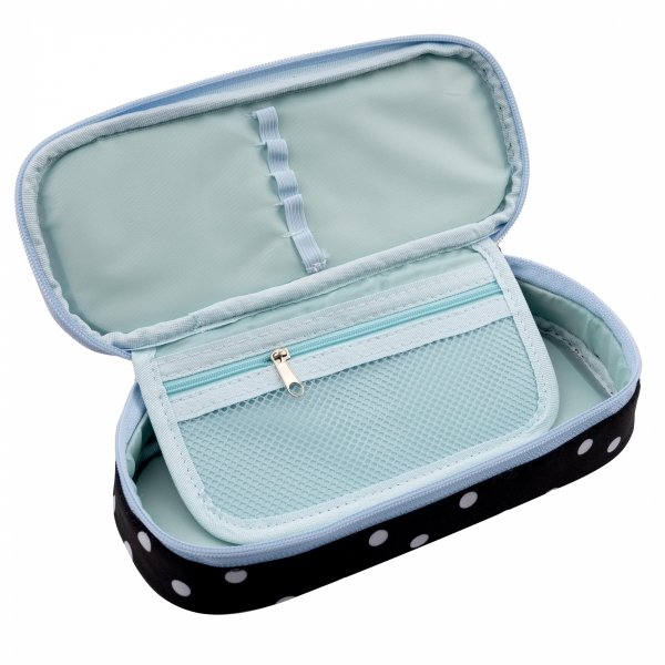 PIESKI PIÓRNIK SZKOLNY SASZETKA Z KLAPKĄ DZIEWCZĘCY THE SWEET PETS