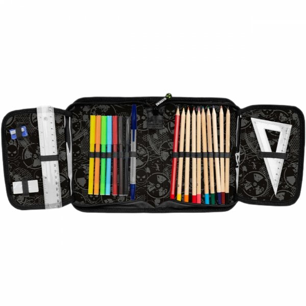 PIÓRNIK Z WYPOSAŻENIEM WARNING ALERT SZKOLNY DLA CHŁOPAKÓW PASO