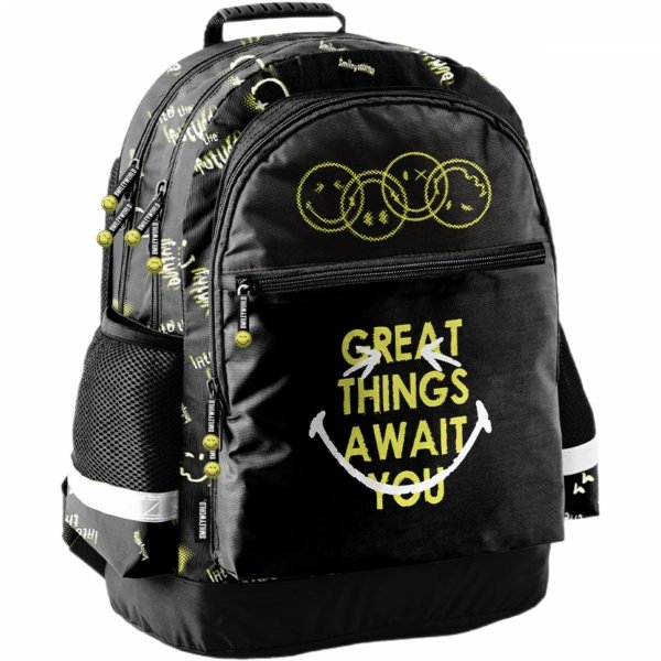 SMILEY PLECAK SZKOLNY EMOTKI DO 1-3 KLASY PODSTAWÓWKI EMOTIKONY PASO