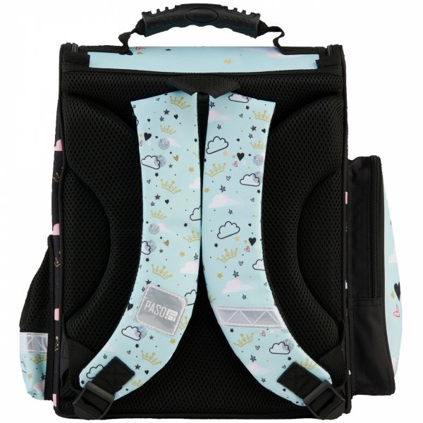 TORNISTER SZKOLNY MIŚ PANDA DZIEWCZĘCY DO PODSTAWÓWKI MIĘTOWY KOMPLET 5el