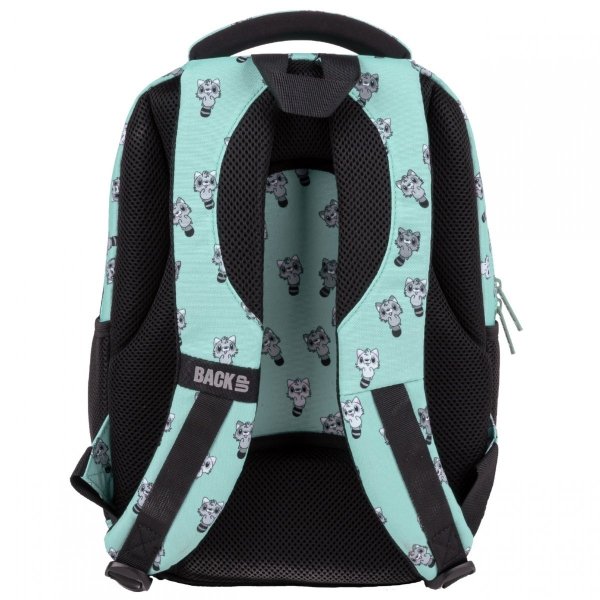 Seledynowy Zestaw Szopy Plecak Szkolny Backup dla Młodzieży [PLB4P76]