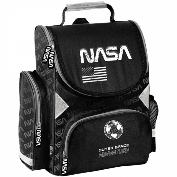NASA TORNISTER SZKOLNY DLA CHŁOPAKÓW DO PODSTAWÓWKI KOSMOS CZARNY PASO