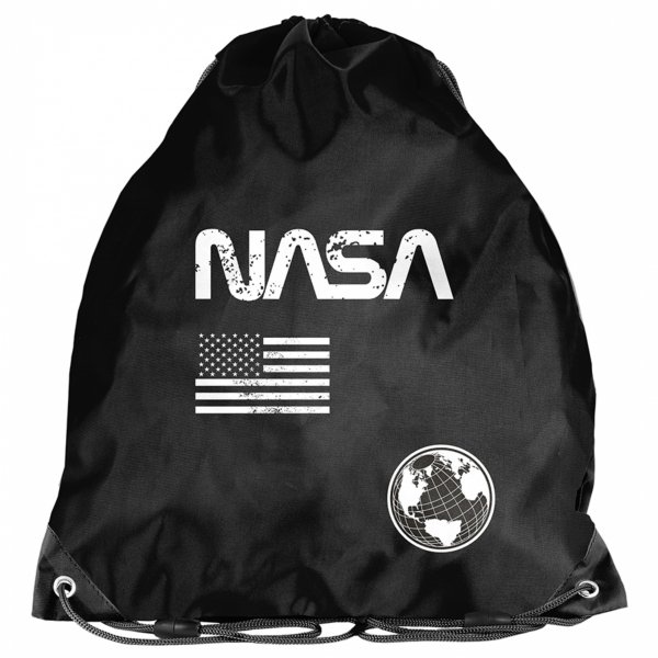 NASA TORNISTER SZKOLNY DLA CHŁOPAKÓW KOMPLET 3w1 DO PODSTAWÓWKI CZARNY