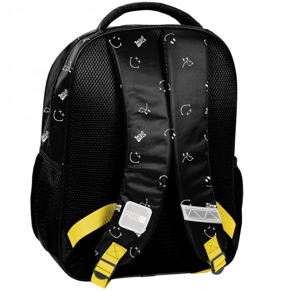 PLECAK SZKOLNY SMILEY DO 1 KLASY EMOTIKONY KOMPLET 6 ele BUŹKI EMOTKI PASO