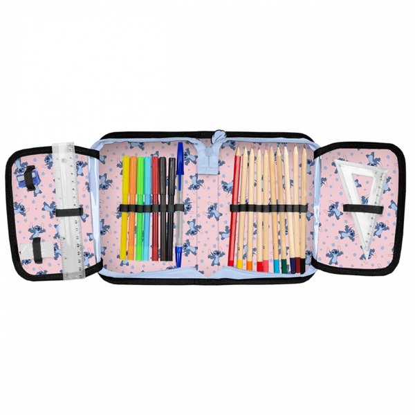 TORNISTER STITCH  DO KLAS 1-4 DLA UCZENNIC KOMPLET 3w1 STICH i LILO PLECAK