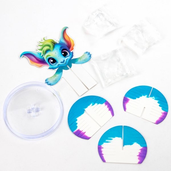 MAGICZNY KRYSTALICZNY STWOREK ROSNĄCE KRYSZTAŁY ZESTAW KREATYWNY KIDEA