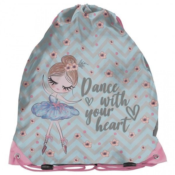 Śliczny Tornister Baletnica dla Dziewczyny Zestaw 5w1 Paso [PP21BL-525]