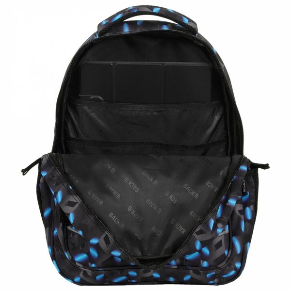 PLECAK KOMPLET 5 ele. BACKUP RIDDLE SZKOLNY ABSTRAKCJA 3D MŁODZIEŻOWY