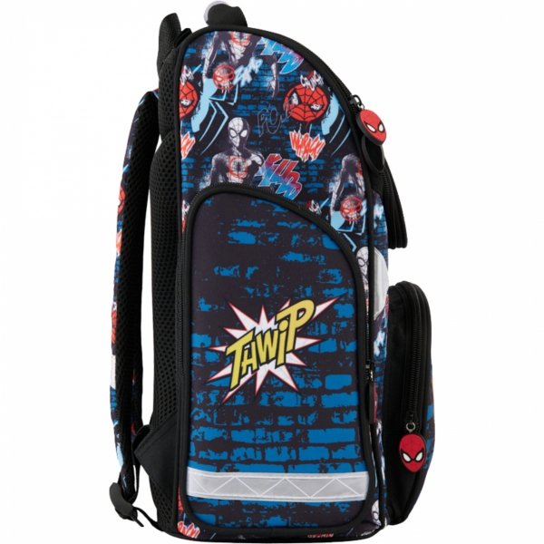 CZARNY Tornister SPIDERMAN Szkolny MARVEL do klas 1-4 do Podstawówki dla CHŁOPAKA