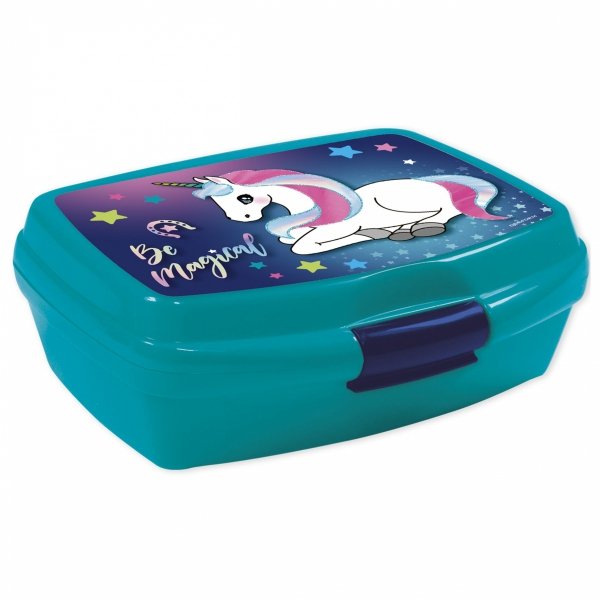 Jednorożec Bidon Śniadaniówka Unicorn Zestaw dla Dziewczynki do Szkoły