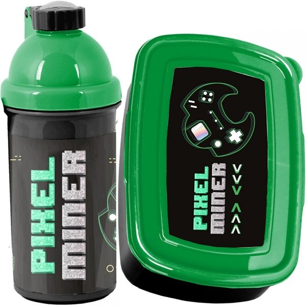 Bidon Śniadaniówka Gra Gamer Gry Gamepad Zestaw [PP23HL-3021]