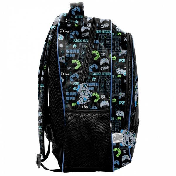 PLECAK GAMEPAD SZKOLNY DO PODSTAWÓWKI GRA GRY DO 1 KLASY GAMER GAMING PASO