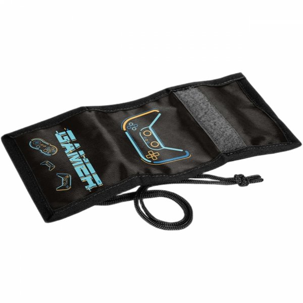 GAMEPAD PORTFEL DZIECIĘCY SZKOLNY PASO PORTFELIK GAMING GAMER DLA CHŁOPAKA