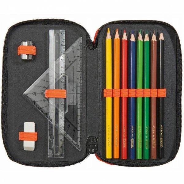 HERLITZ PIÓRNIK 3 komorowy DO SZKOŁY z WYPOSAŻENIEM TURTLE